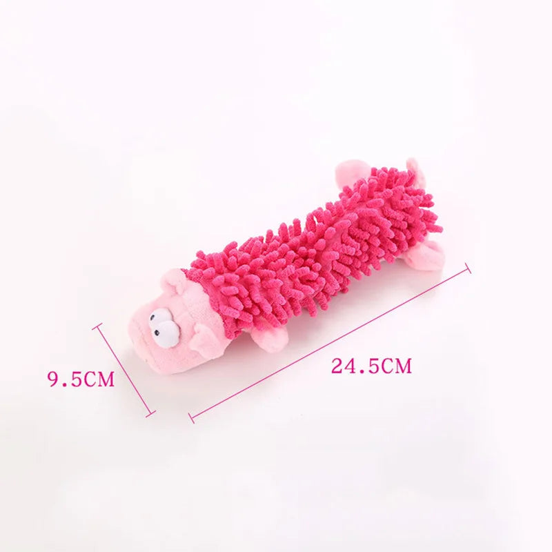 Squeaky Plush Chew Toy β Soft Animal Toy for Small Dogs & Puppies
