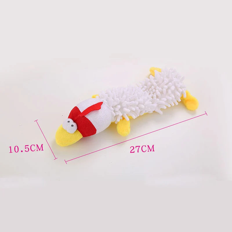 Squeaky Plush Chew Toy β Soft Animal Toy for Small Dogs & Puppies