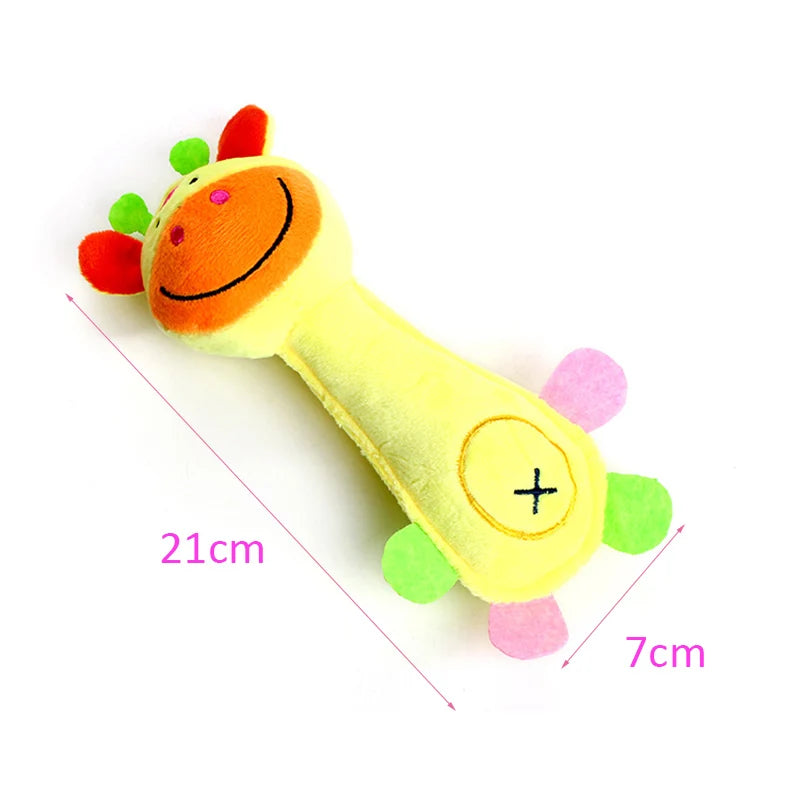 Squeaky Plush Chew Toy β Soft Animal Toy for Small Dogs & Puppies
