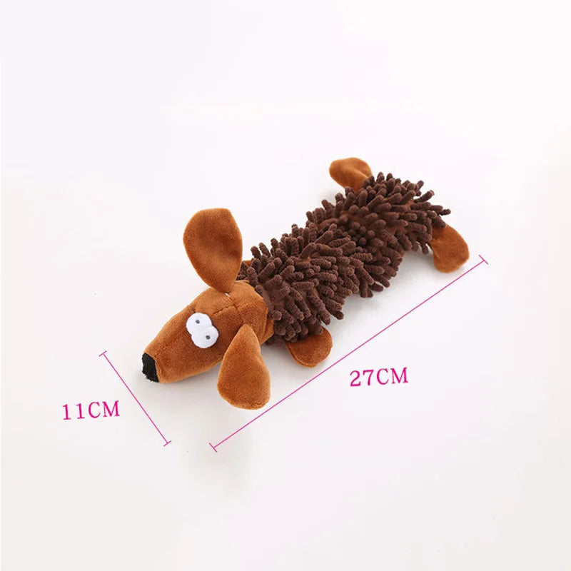 Squeaky Plush Chew Toy β Soft Animal Toy for Small Dogs & Puppies
