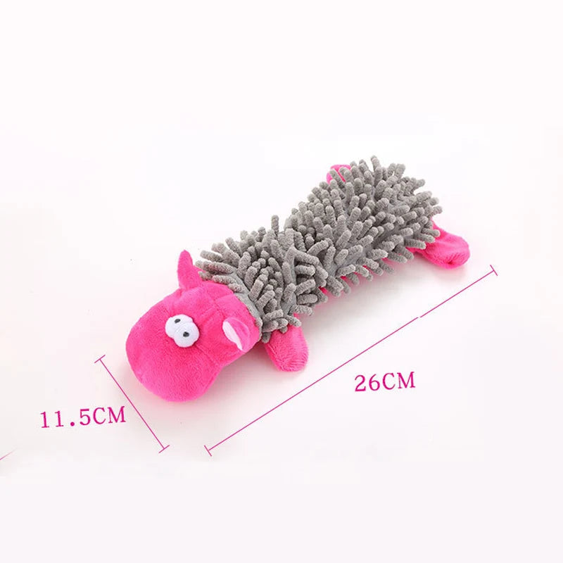 Squeaky Plush Chew Toy β Soft Animal Toy for Small Dogs & Puppies