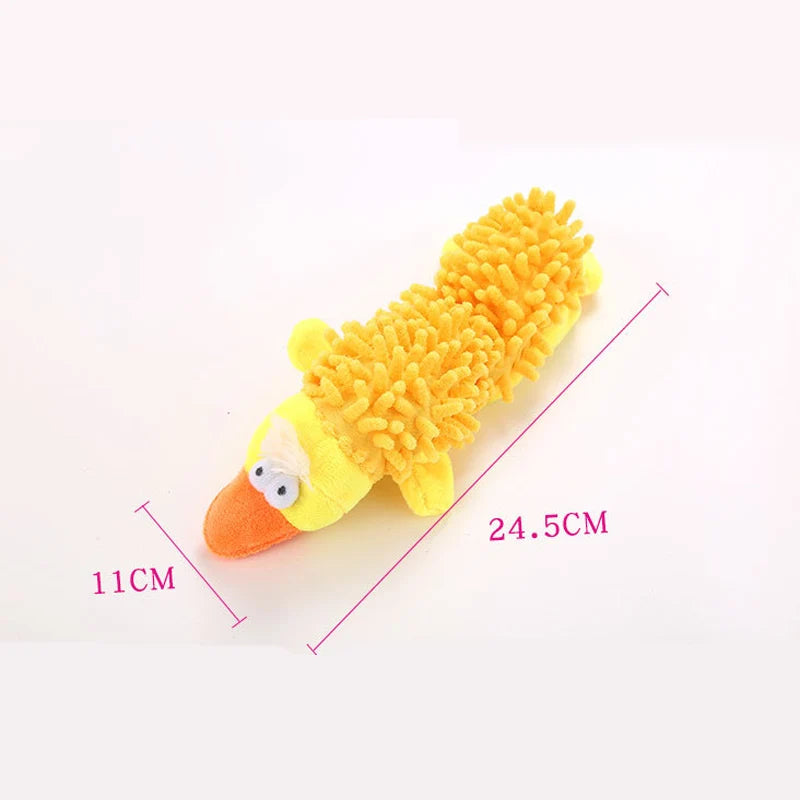 Squeaky Plush Chew Toy β Soft Animal Toy for Small Dogs & Puppies