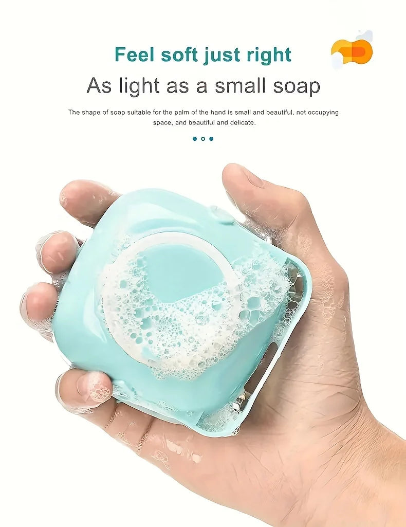 2-in-1 Pet Shampoo & Massage Brush – Silicone Bath Time Buddy for Cats & Dogs