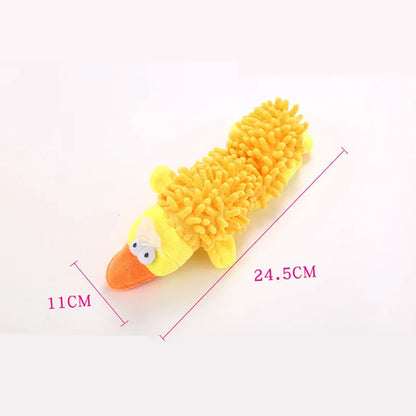 Squeaky Plush Chew Toy – Soft Animal Toy for Small Dogs & Puppies