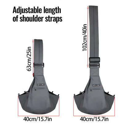 Premium Pet Sling Carrier Bag – Breathable, Secure & Stylish for Small Dogs & Cats (Up to 5kg)Petskd Pet Dog Sling Carrier Bag Outdoor Portable Shoulder Messenger Bag Cat Walking Bag for Puppy Kitten Nylon Pets Handbag